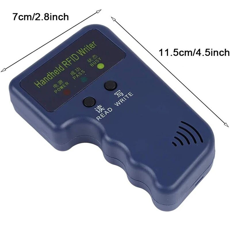Reducere de vânzare Handheld 125KHz EM4100 T5577 RFID ID Card Writer Copiator Duplicator Programator repetitiv pentru Office Home Security