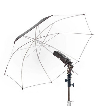 Адаптер за монтиране на държач за чадър с въртяща се светкавица за гореща обувка за студийно осветление тип E Стойка с винтова скоба 1/4 3/8 Аксесоари за студио