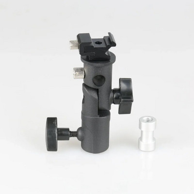 Adapter za montažu držača kišobrana s okretnom bljeskalicom za studijsko svjetlo tipa E s držačem za vijke 1/4 3/8 Dodatna oprema za studij