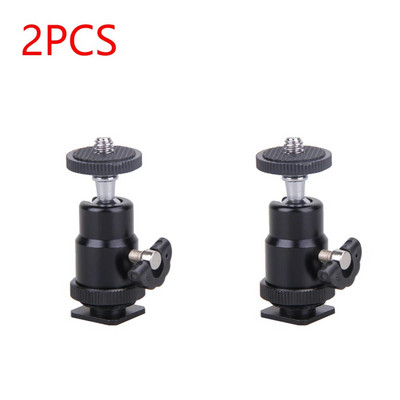 1 kom za tronožac za kameru LED svjetlo bljeskalica Nosač držača za stativ Montaža 1/4 Hot Shoe adapter postolje kuglasta glava