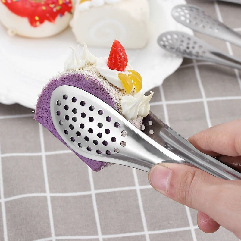 5/7/9/12 inča Višenamjenska hvataljka za hranu od nehrđajućeg čelika Neprianjajuće Kuhinjsko kuhanje za pečenje kolača Odrezak Kuhinjski alat