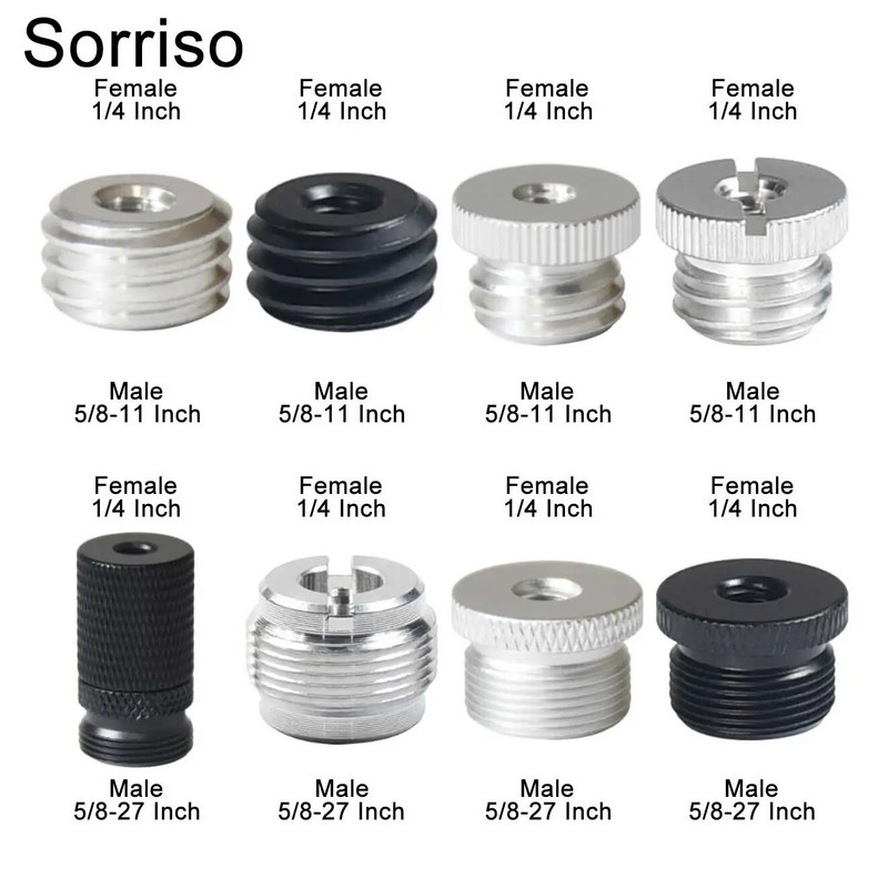 Sorriso ženski vijak 1/4 inča na muški 1/4" 3/8" 5/8" M4 M5 M6 M8 M10 M12 Adapter postolja za svjetlo Unutarnji unutarnji navoj Matica za fiksno montiranje
