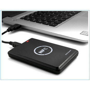 Дубликатор на NFC карти 125KHz Ключодържател Копир RFID Четец на смарт карти Записващ 13.56MHz Криптиран програматор USB UID/T5577 Записваем етикет