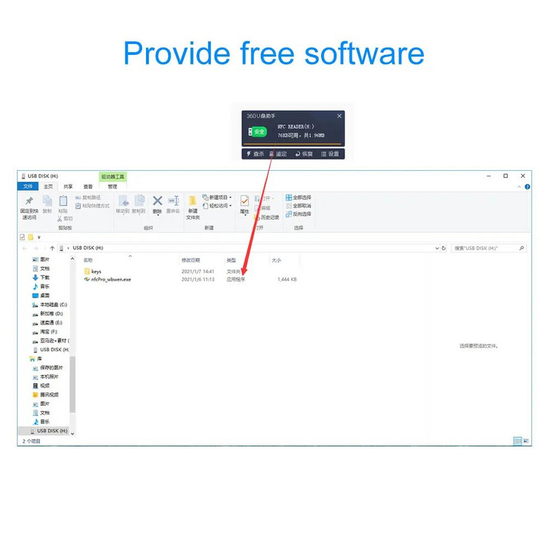 NFC-kaardi paljundusaparaat 125KHz võtmehoidja koopiamasin RFID-kiipkaardilugeja kirjutaja 13,56MHz krüptitud programmeerija USB UID/T5577 kirjutatav silt