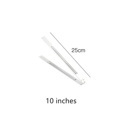 Clemă pentru grătar coreeană din oțel inoxidabil, anti-alunecare, mâner extins, clește pentru friptură, bufet multifuncțional, clemă comună, ustensile de bucătărie