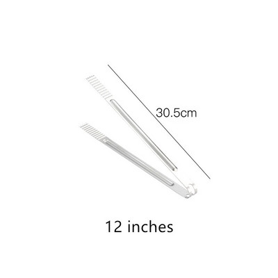 Clemă pentru grătar coreeană din oțel inoxidabil, anti-alunecare, mâner extins, clește pentru friptură, bufet multifuncțional, clemă comună, ustensile de bucătărie