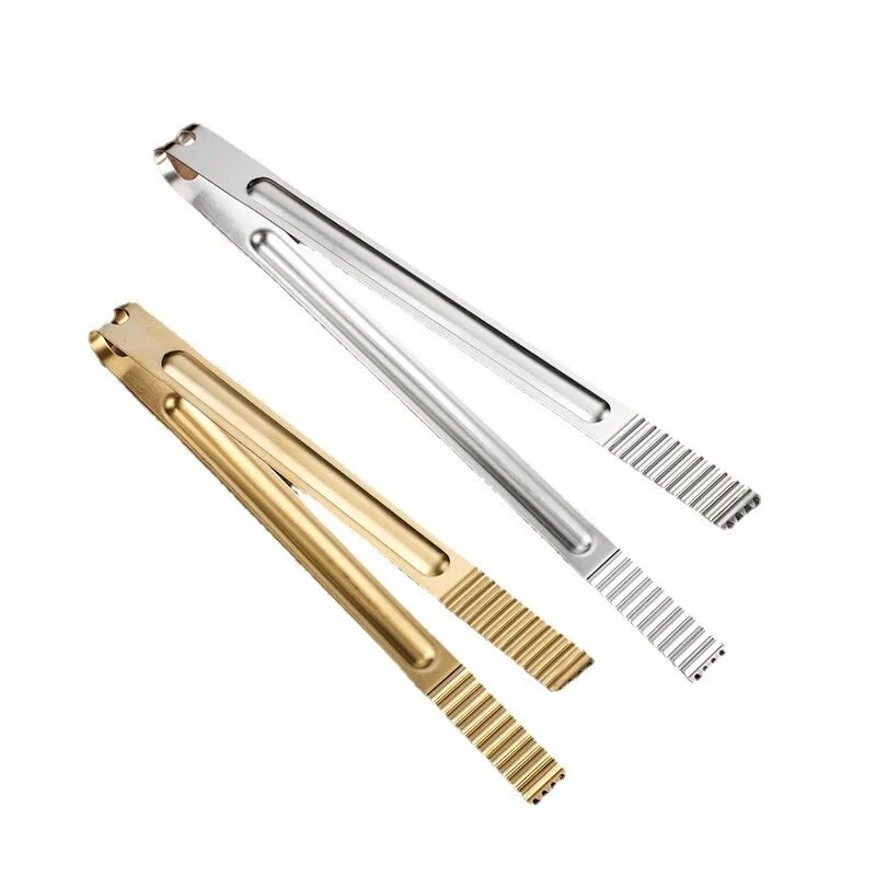 Clemă pentru grătar coreeană din oțel inoxidabil, anti-alunecare, mâner extins, clește pentru friptură, bufet multifuncțional, clemă comună, ustensile de bucătărie