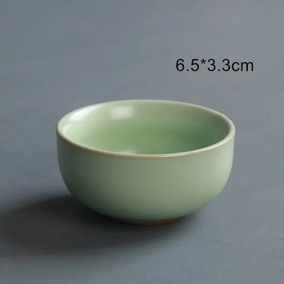 Velika Ru Kiln Keramički kung fu set za čaj Posuđe za čaj Čajnik Šalica za čaj Gaiwan Infuser za čaj Cjedilo za čaj Posuda za čaj i šalica Set Šalice za čaj More