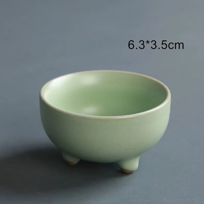 Velika Ru Kiln Keramički kung fu set za čaj Posuđe za čaj Čajnik Šalica za čaj Gaiwan Infuser za čaj Cjedilo za čaj Posuda za čaj i šalica Set Šalice za čaj More