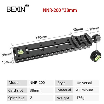 NNR Camera Duga Quick Release Stezaljka Dslr Camera Adapter Montažni Node Rail Clamp potporni nosač za Arca swiss stativ kuglastu glavu