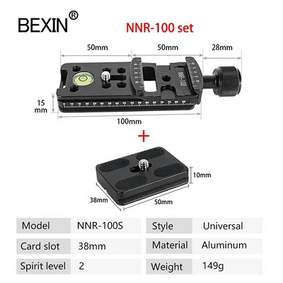 NNR Camera Duga Quick Release Stezaljka Dslr Camera Adapter Montažni Node Rail Clamp potporni nosač za Arca swiss stativ kuglastu glavu