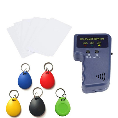 RFID kopētājs karšu lasītājs 125KHz EM4100 kopētājs rakstītājs video programmētājs T5577 pārrakstāms ID atslēgu piekariņi EM4305 tagu karte