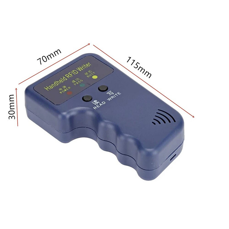 RFID paljundusaparaat kaardilugeja 125 kHz EM4100 koopiamasina kirjutaja video programmeerija T5577 ümberkirjutatav ID võtmehoidjad EM4305 siltide kaart