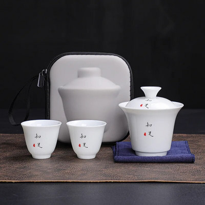 Kínai kung fu edények teáskanna készlet, kerámia porcelán csésze, utazási Juego De Te teaedény, konyhai kiegészítők