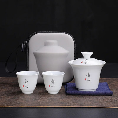 Kínai kung fu edények teáskanna készlet, kerámia porcelán csésze, utazási Juego De Te teaedény, konyhai kiegészítők