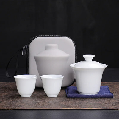 Kínai kung fu edények teáskanna készlet, kerámia porcelán csésze, utazási Juego De Te teaedény, konyhai kiegészítők