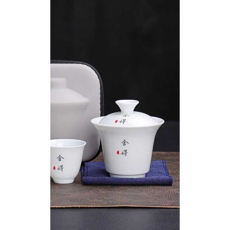 Kínai kung fu edények teáskanna készlet, kerámia porcelán csésze, utazási Juego De Te teaedény, konyhai kiegészítők