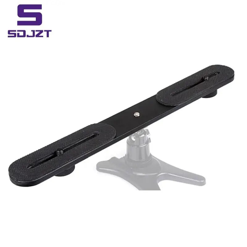 Univerzalni dvostruki držač stalka za svjetiljku Nosač za montiranje na stativ za bljeskalicu s 2 vijka za adapter Hot Shoe za digitalni SLR fotoaparat NOVO