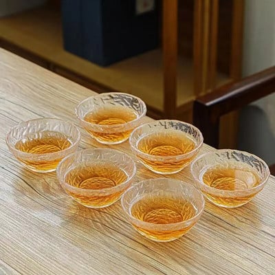 Izvrsni set šalica za čaj od staklenog cvijeta, 6 komada/set šalica za kavu, veleprodaja prekrasnih šalica za čaj, japanska šalica, šalice za čaj, porculanska kineska zdjela