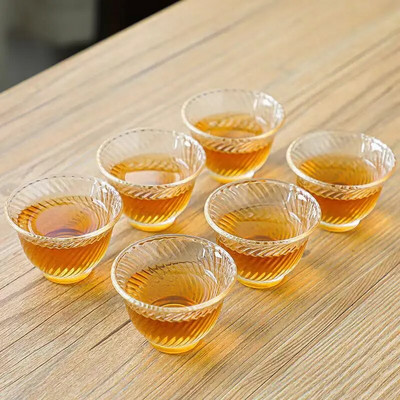 Izvrsni set šalica za čaj od staklenog cvijeta, 6 komada/set šalica za kavu, veleprodaja prekrasnih šalica za čaj, japanska šalica, šalice za čaj, porculanska kineska zdjela