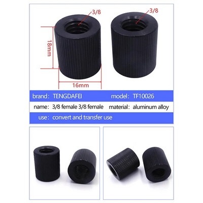 Jauna 1 pc kameras skrūve 1/4 līdz M4 M5 M6 M8 M10 3/8 pārveidošanas skrūve statīva lodgalvas savienotāja adaptera stiprinājums kameras piederumiem