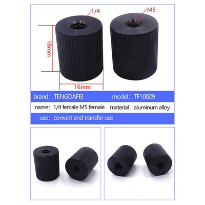 Jauna 1 pc kameras skrūve 1/4 līdz M4 M5 M6 M8 M10 3/8 pārveidošanas skrūve statīva lodgalvas savienotāja adaptera stiprinājums kameras piederumiem