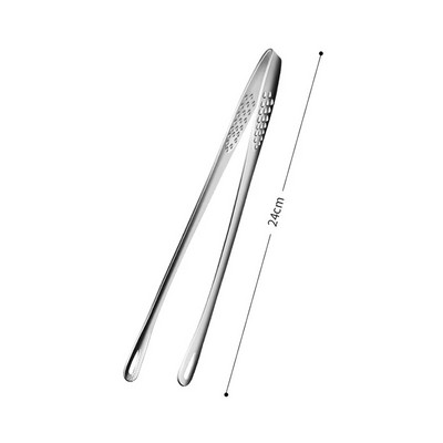 1kom Kuhinjske hvataljke od nehrđajućeg čelika Korejske hvataljke za roštilj Metalna kopča za hranu Hvataljke za meso Stezaljka za posluživanje kruha za salatu Kuhinjski pribor za kuhanje