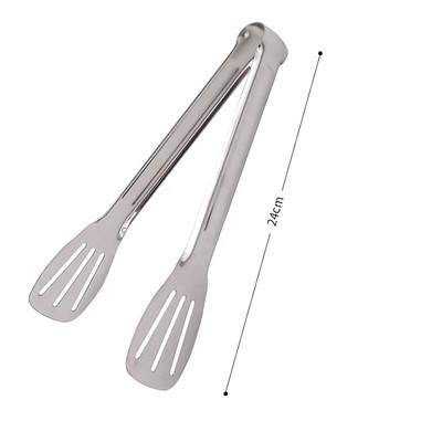 1kom Kuhinjske hvataljke od nehrđajućeg čelika Korejske hvataljke za roštilj Metalna kopča za hranu Hvataljke za meso Stezaljka za posluživanje kruha za salatu Kuhinjski pribor za kuhanje