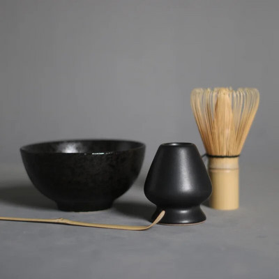 4/5 kom/set set za Matcha čaj Bambusova žlica Keramička zdjela za Matcha tradicionalni kućni ručno izrađeni alati za pripremu čaja Set rođendanskih poklona