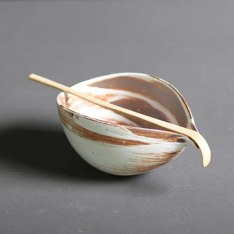 4/5 kom/set set za Matcha čaj Bambusova žlica Keramička zdjela za Matcha tradicionalni kućni ručno izrađeni alati za pripremu čaja Set rođendanskih poklona