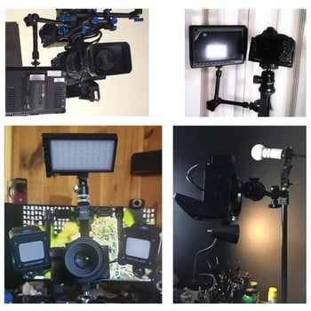 Μαγικός βραχίονας αρθρωτής κάμερας 11 ιντσών, ρυθμιζόμενος σούπερ σφιγκτήρας, προσαρμοσμένος για Canon/Nikon/Sony Speedlight/Οθόνη/Στήριγμα φλας/Στούντιο φωτογραφιών
