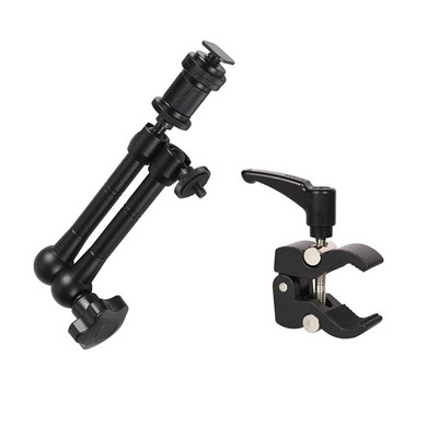 11 inča zglobna čarobna ruka za fotoaparat, podesiva super stezaljka, prikladna za Canon/Nikon/Sony Speedlight/monitor/nosač bljeskalice/foto studio