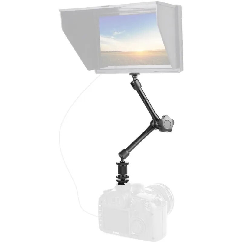 11 inča zglobna čarobna ruka za fotoaparat, podesiva super stezaljka, prikladna za Canon/Nikon/Sony Speedlight/monitor/nosač bljeskalice/foto studio