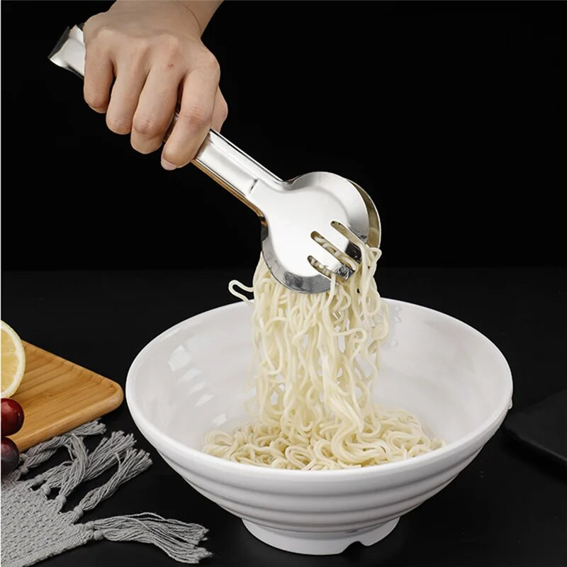 Kuhinjske hvataljke za odreske od nehrđajućeg čelika Neklizajuće Kruh Salata Buffet Kuhanje Višenamjenska stezaljka Kućni restoran Alati za roštilj