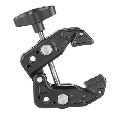 Nova dvostruka metalna super stezaljka Artikulirajuća Magic Arm Clip 360 Super Clip s dvije glave za fotografiranje LED svjetla za monitor kišobrana