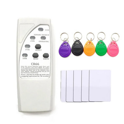 Ръчен RFID четец на карти Writer 125KHz Копирна машина Cloner Дубликатор ID тагове EM4305 T5577 RFID Tag Key Card Keyfob