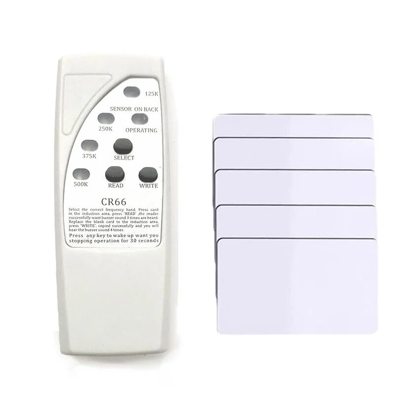 Cititor de carduri RFID portabil Scriitor 125KHz Copiator Cloner Duplicator Etichete de identificare EM4305 T5577 Etichetă RFID Cheie pentru chei