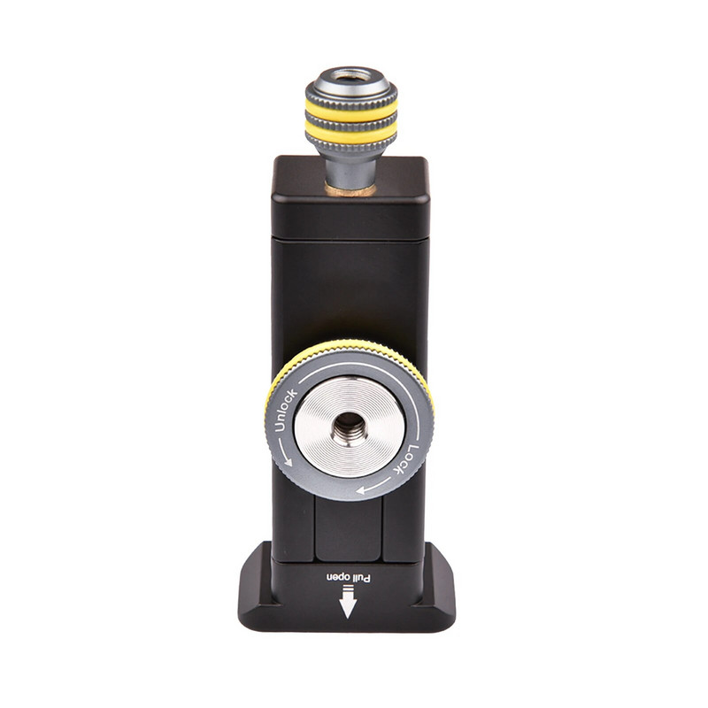 Andoer držač pametnog telefona, stezaljka, nosač za tronožac s trostrukim navojima od 1/4 inča, nosač za hladno držanje za telefonski mikrofon, montiranje LED svjetla