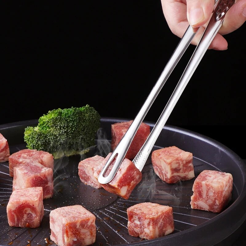 Virtuvės žnyplės BBQ Grilis Mėsos žnyplės Grilis Grilis Silikoninis aliejus Šepetys Maisto žnyplės BBQ Kepimo žnyplės Virtuvės reikmenys