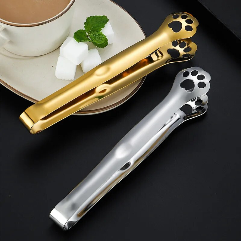 Αντιολισθητικό κλιπ μαγειρέματος για μπάρμπεκιου τσιμπίδα φαγητού από ανοξείδωτο ατσάλι Παγάκι λαβίδα σαλάτα γάτας Σφιγκτήρας μπριζόλας σε σχήμα νύχι λαβίδα ψωμιού Gadgets κουζίνας