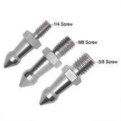 Šiljak za tronožac 1/4 3/8 M8 inča Monopod za kameru, nožice, vijak, fiksni zamjenski dodaci za fotografiranje, nehrđajući čelik