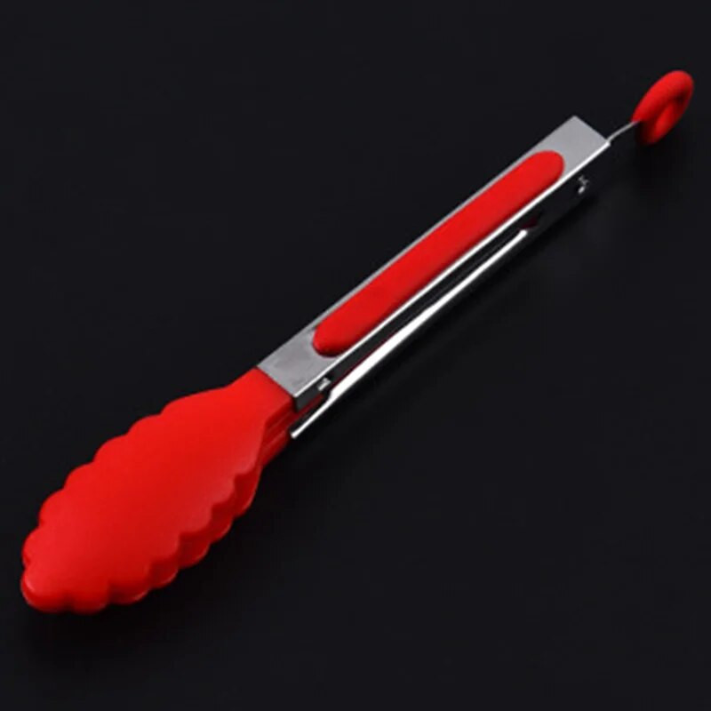 8 inčna silikonska hvataljka za roštiljanje salate, hvataljka za posluživanje kruha Neprianjajuća kuhinjska hvataljka za pečenje na roštilju