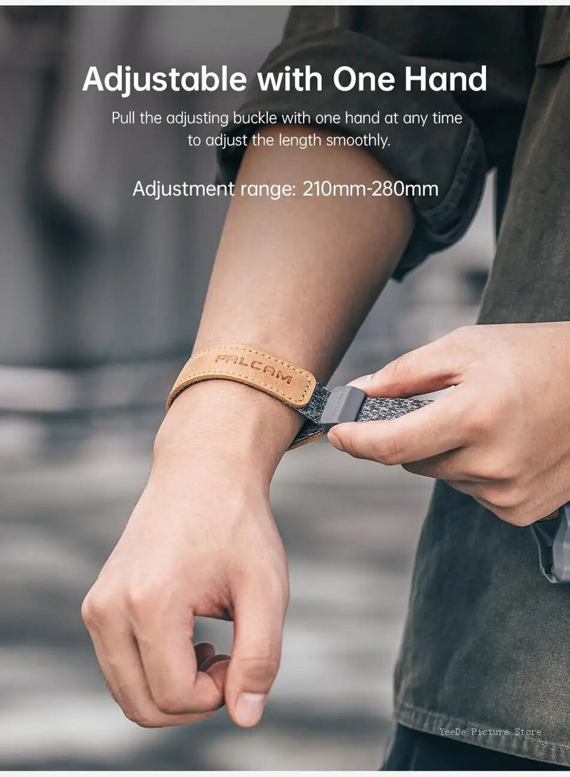 FALCAM Maglink Quick Magnetic Buckle Remen za ručni zglob univerzalne naramenice za fotografski fotoaparat Visoko nosivi M00A3801