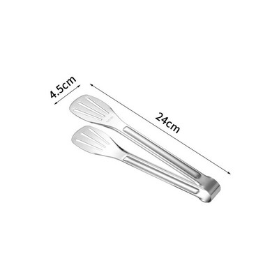 Nerūdijančio plieno maisto spaustukas kepsninės spaustukas Daugiafunkcinis kepto kepsnio spaustukas pailgintas įvairių dydžių savitarnos žnyplės Virtuvės reikmenys