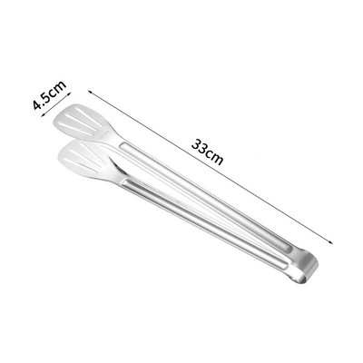 Nerūdijančio plieno maisto spaustukas kepsninės spaustukas Daugiafunkcinis kepto kepsnio spaustukas pailgintas įvairių dydžių savitarnos žnyplės Virtuvės reikmenys