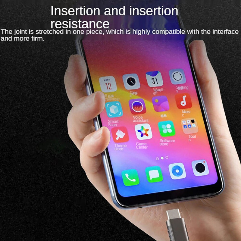 Hannord USB3.2 10Gbps kabelis USB A iki C tipo 3.2 duomenų perdavimo USB C SSD standžiojo disko laidas 3A 60W greito įkrovimo 3.0 įkrovimo laidas