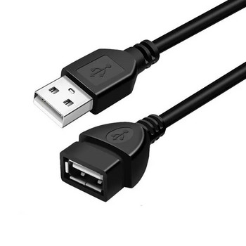 USB 2.0 удължителен кабел 0,6 м/1 м/1,5 м жична линия за предаване на данни Супервисокоскоростен удължителен кабел за данни за проектор