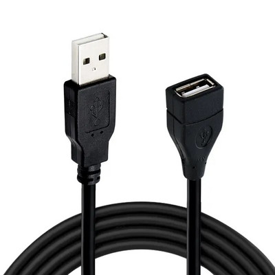 USB 2.0 kabelio prailginimo kabelis 0,6 m / 1 m / 1,5 m laidinis duomenų perdavimo linijos itin spartus duomenų prailginimo kabelis ekrano projektoriui