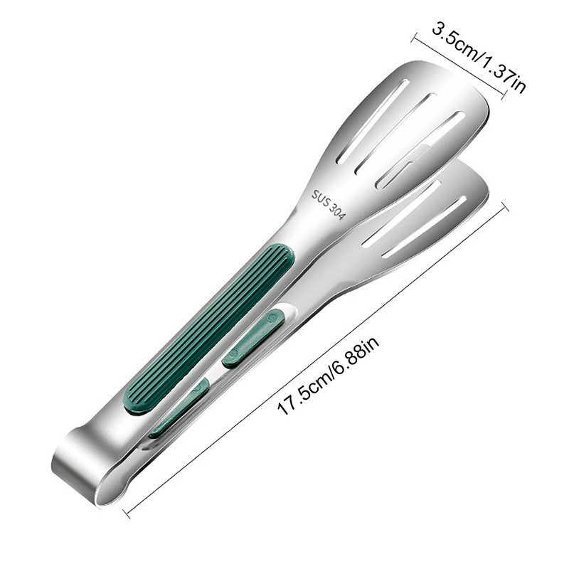 7/9/12 colių kepsnių žnyplės Nerūdijančio plieno karšto arba šalto maisto išėmimo spaustukas Lengvai valomas maisto ruošimui Kepimui Namų virtuvės įrankiai