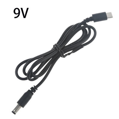 USB C tüüp C PD kuni 9 V 12 V 15 V 20 V 5,5 x 2,1 mm toitekaabel juhtmevaba ruuteri sülearvuti LED-riba kõlari CCTV kaamera jaoks